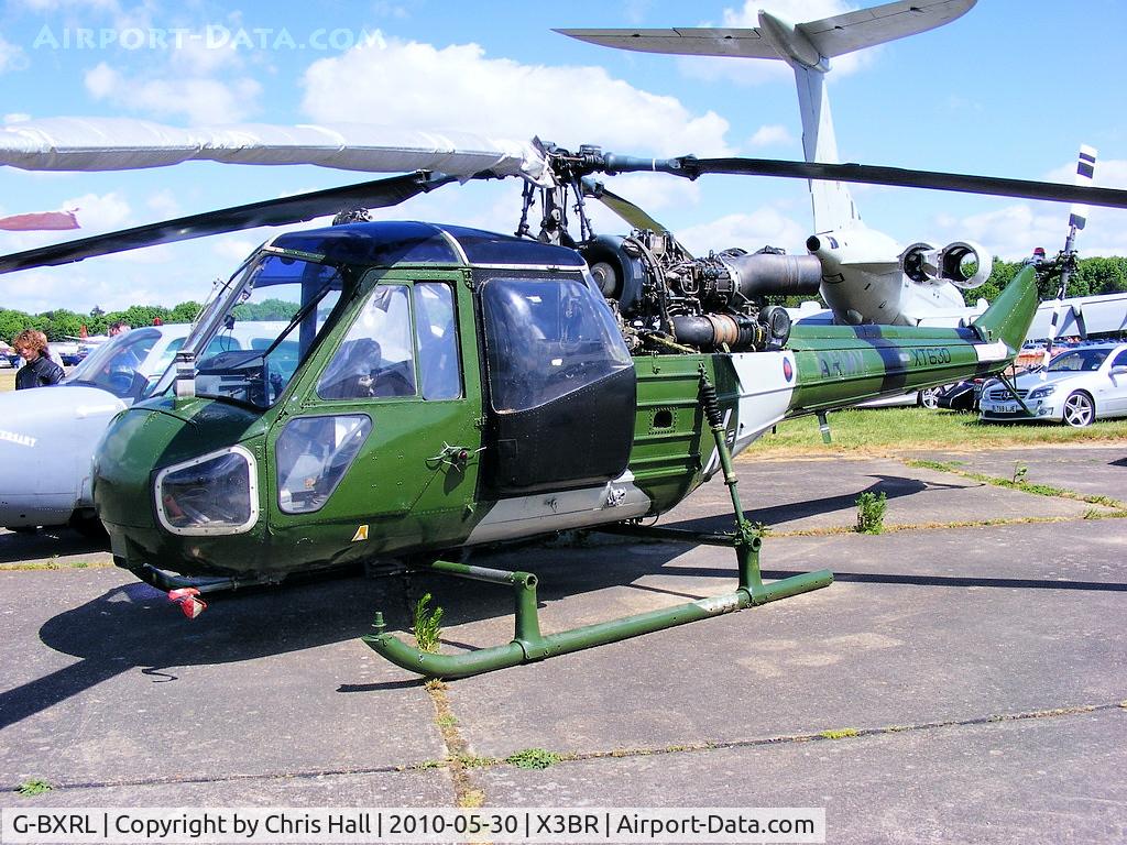 G-BXRL, 1966 Westland Scout AH.1 C/N F9636, wearing its former AAC id XT630