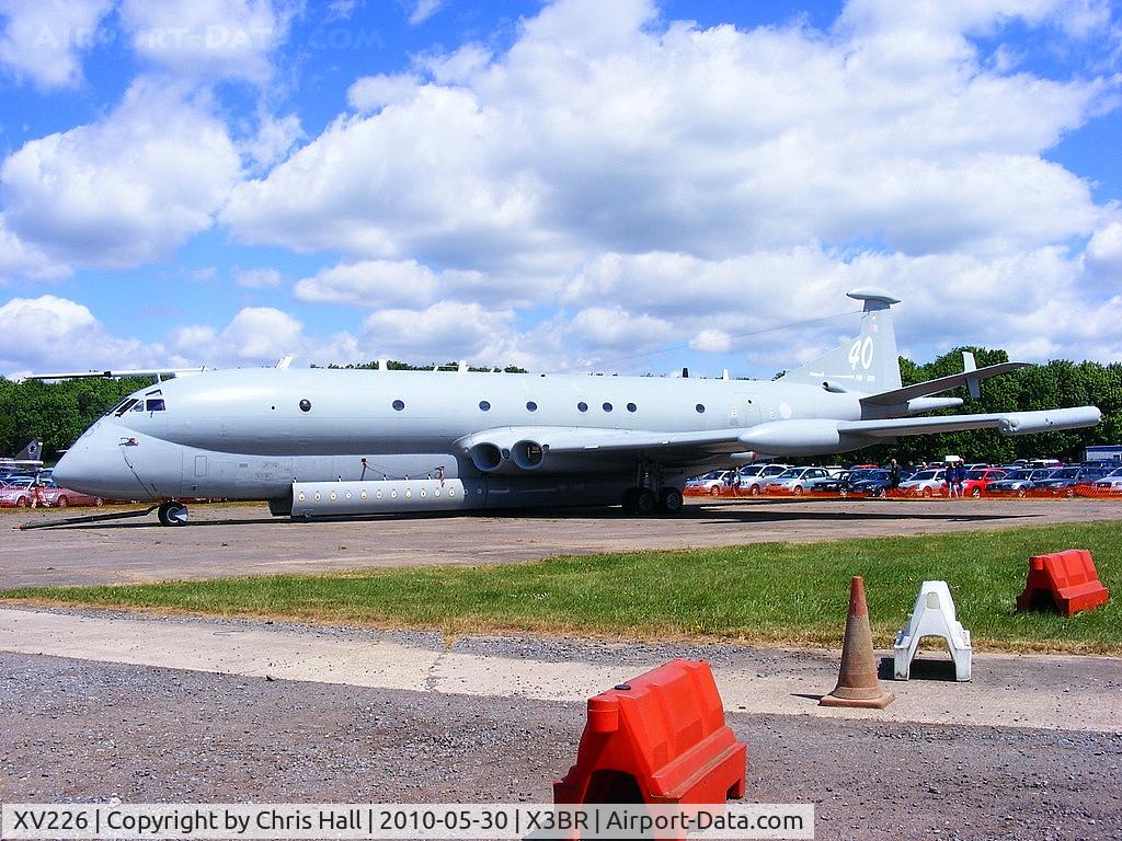 XV226, 1968 Hawker Siddeley Nimrod MR.2 C/N 8001, The first production Nimrod retired from RAF use on the 27th April 2010 and now preserved at Bruntingthorpe