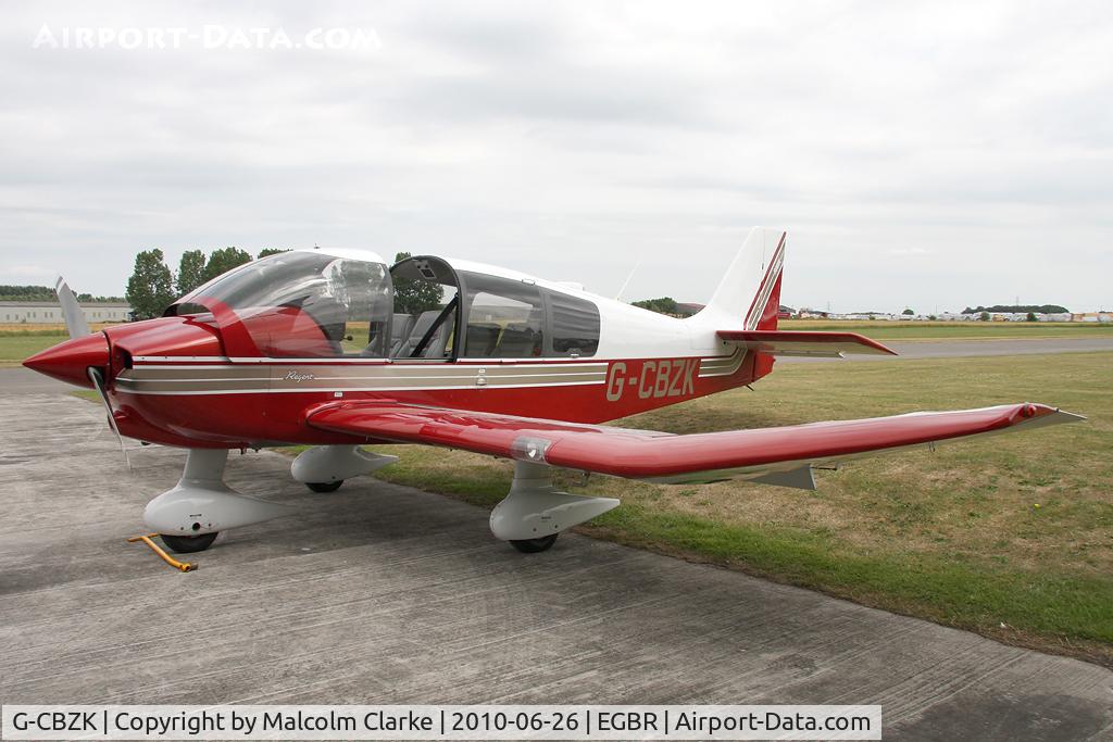 G-CBZK, 2002 Robin DR-400-180 Regent Regent C/N 2543, Robin DR400-180 at Breighton Airfield in June 2010.