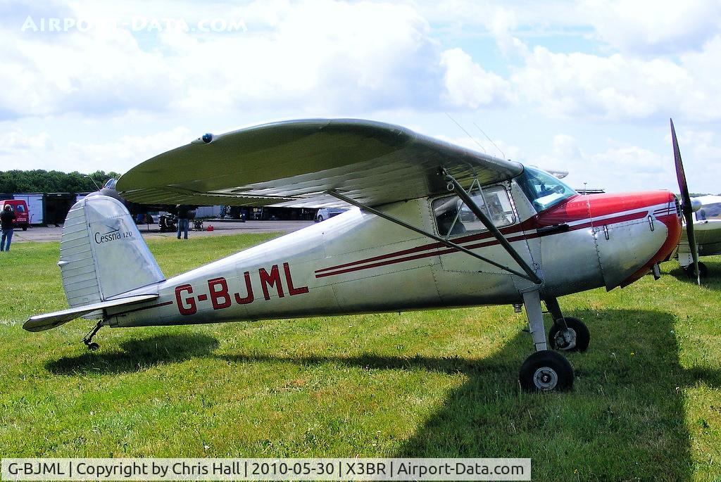 G-BJML, 1946 Cessna 120 C/N 10766, visitor at the Cold War Jets open day