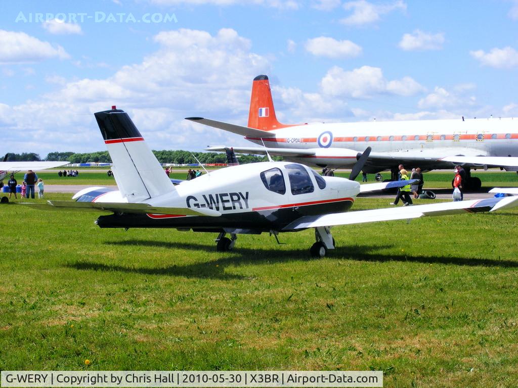 G-WERY, 1982 Socata TB-20 Trinidad C/N 305, visitor at the Cold War Jets open day