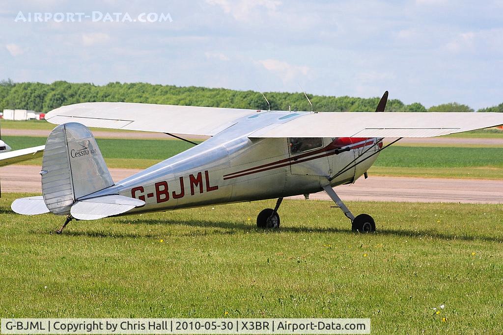 G-BJML, 1946 Cessna 120 C/N 10766, visitor at the Cold War Jets open day
