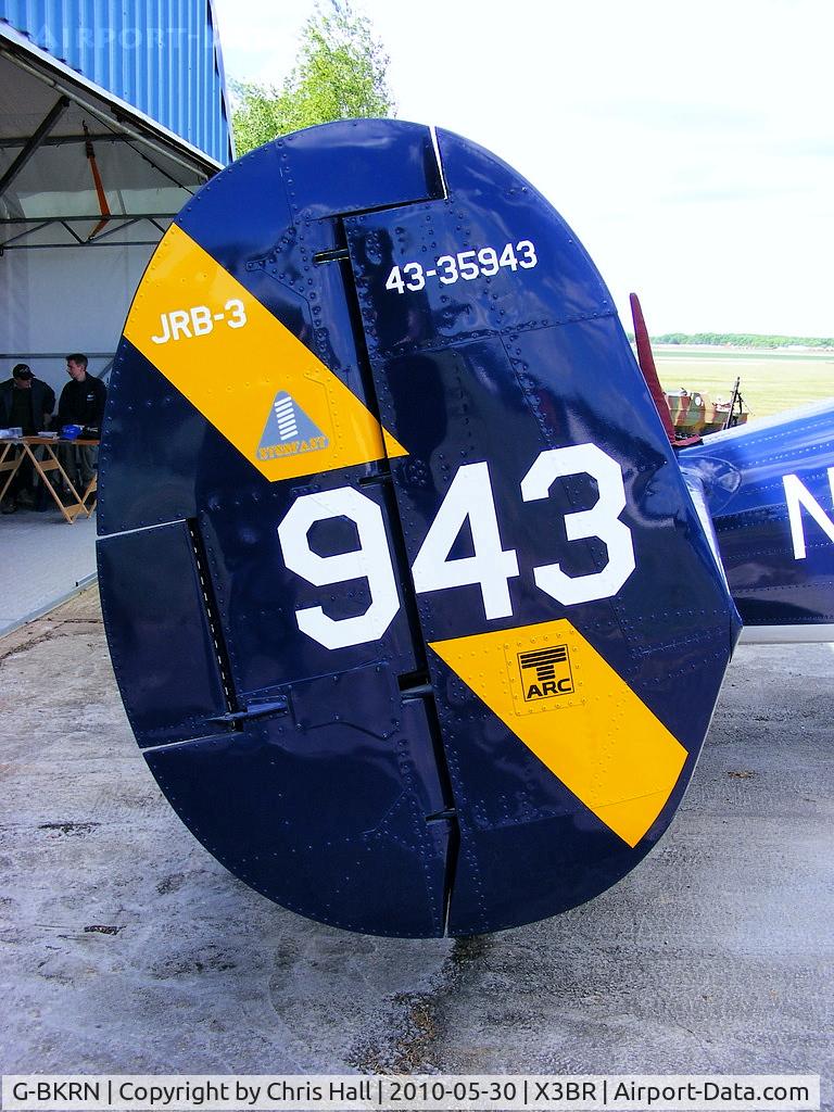 G-BKRN, 1952 Beech D18S C/N CA-75, being restored to flying condition by Beech Restorations at Bruntingthorpe