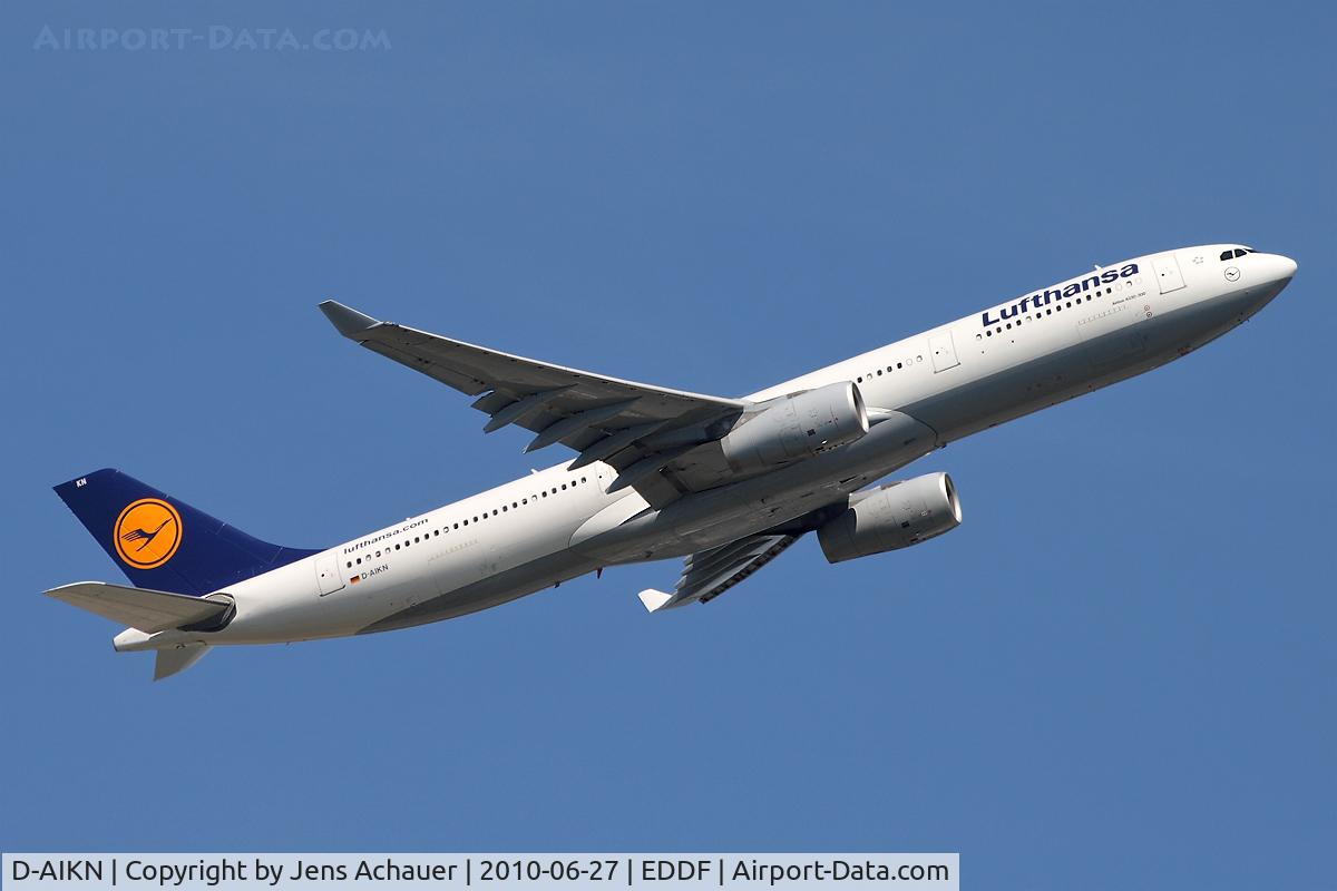 D-AIKN, 2008 Airbus A330-343X C/N 922, Take off to SEA