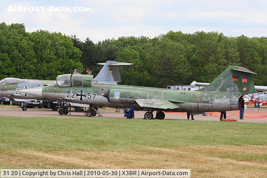 31 20, Lockheed F-104G Starfighter C/N 683-7138, Lockheed F-104G Starfighter
