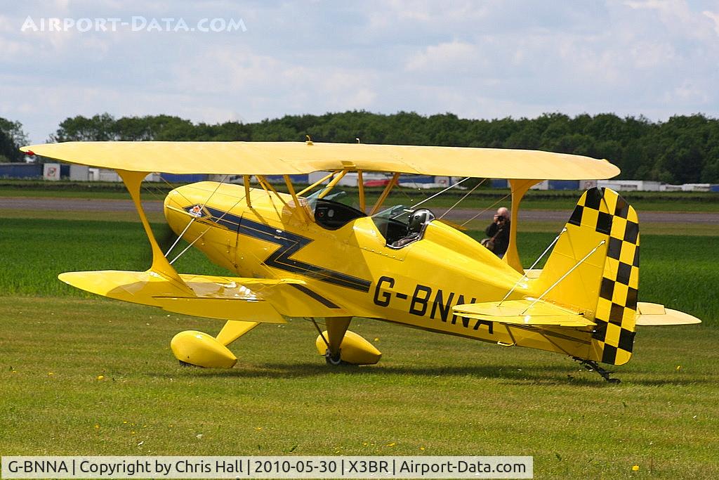 G-BNNA, 1973 Stolp SA-300 Starduster Too C/N 1462, displaying at the Cold War Jets open day