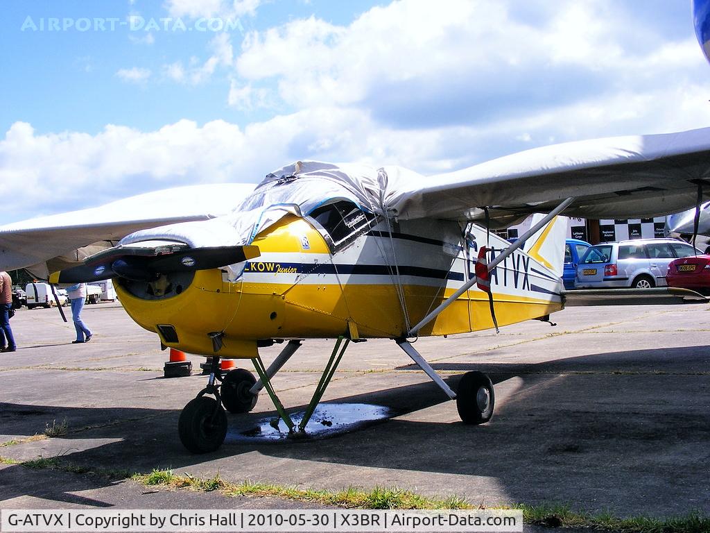G-ATVX, 1966 Bolkow Bo-208C Junior C/N 615, based at RAF Henlow where one of her joint owners is a serving Wing Commander
