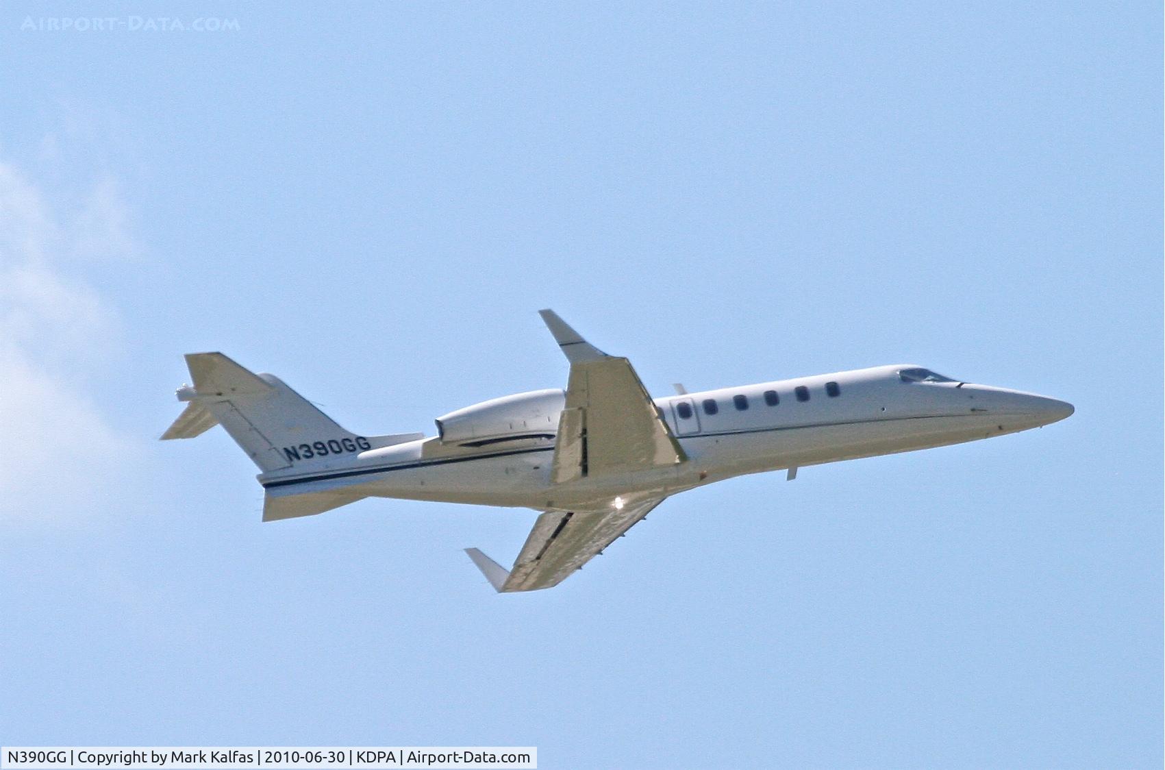 N390GG, 2007 Learjet Inc 45 C/N 325, AG Aviation LLC. Learjet 45 2L departure KDPA.
