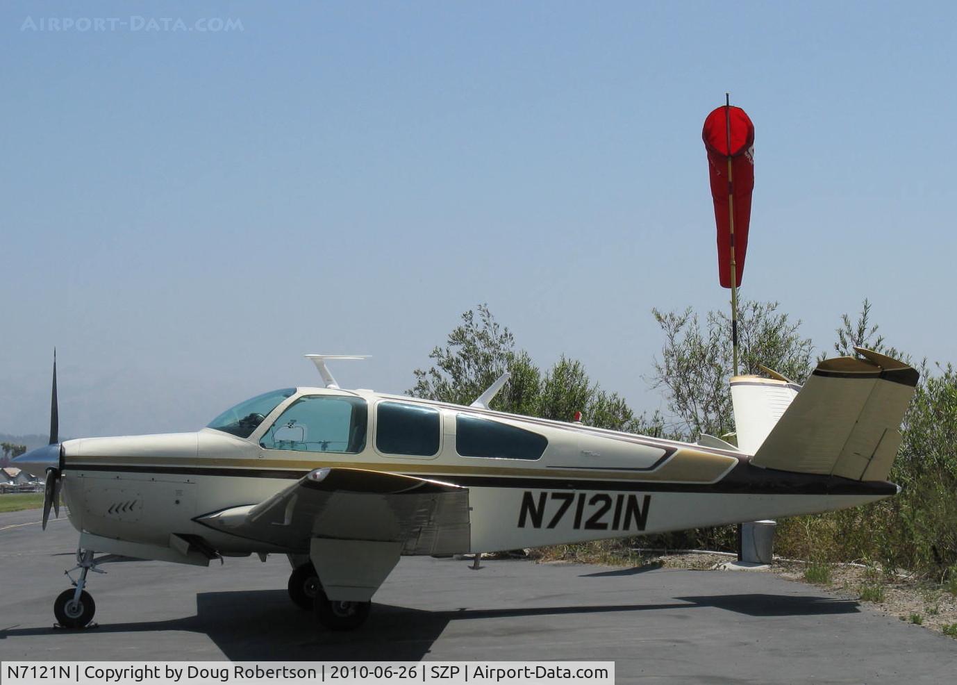 N7121N, 1967 Beech V35A Bonanza C/N D-8674, 1967 Beech V35A BONANZA, Continental IO-520-B 285 Hp