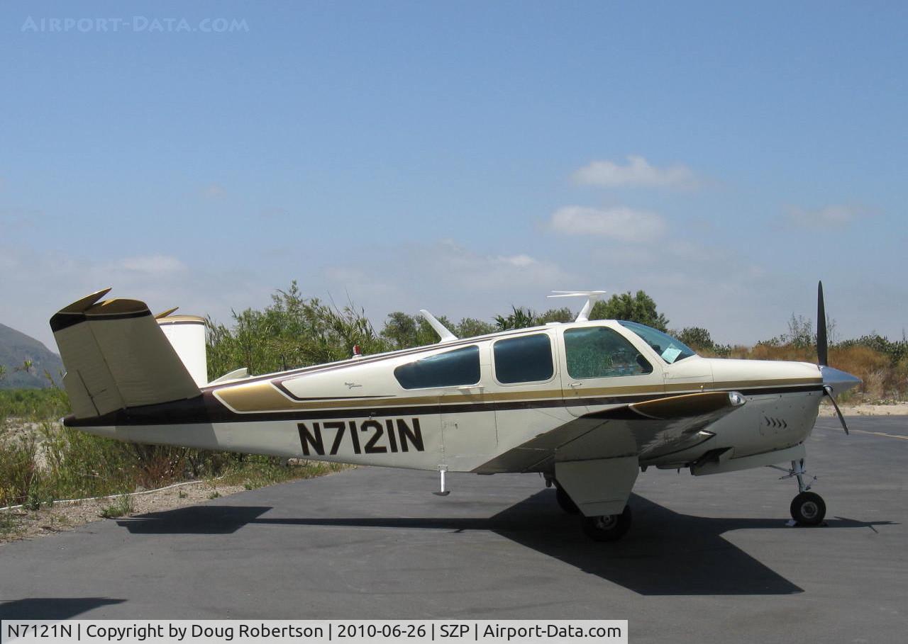 N7121N, 1967 Beech V35A Bonanza C/N D-8674, 1967 Beech V35A BONANZA, Continental IO-520-B 285 Hp