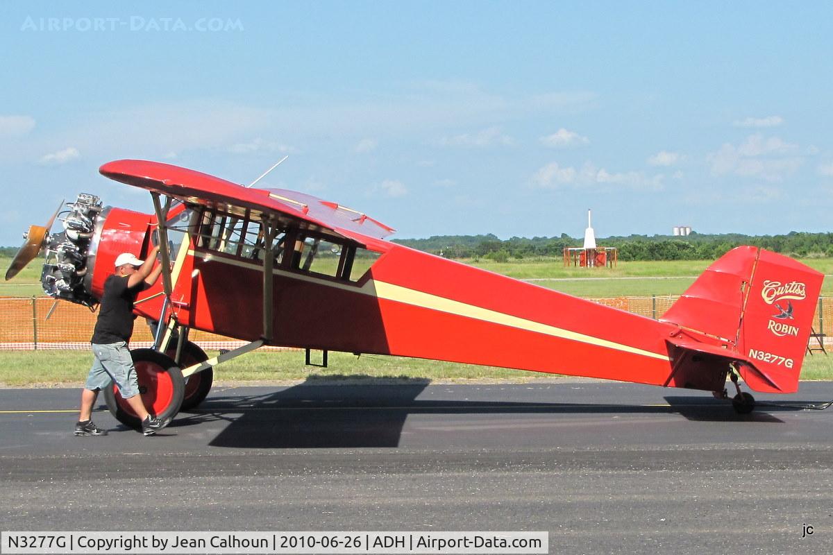 N3277G, 1929 Curtiss-Wright Robin C/N 237, Curtiss Wright Robin be repositioned after being on static display at the Ada Air Expo.