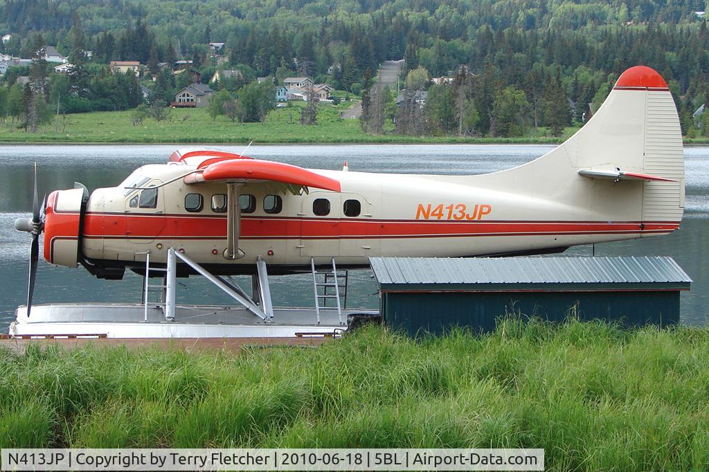 N413JP, 1958 De Havilland Canada DHC-3 Otter C/N 314, 1958 Dehavilland OTTER DHC-3, c/n: 314 of Bald Mountain Air at Homer Beluga Lake