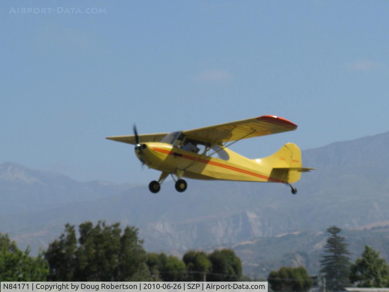 N84171, 1946 Aeronca 7AC Champion C/N 7AC-2859, 1946 Aeronca 7AC CHAMPION, Continental A&C65 65 Hp, on final Rwy 22
