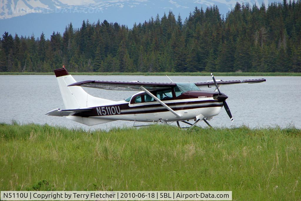 N5110U, 1964 Cessna 206 Super Skywagon C/N 2060110, 1964 Cessna 206, c/n: 2060110 on Homer Beluga Lake