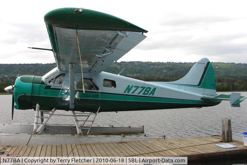 N77BA, 1964 De Havilland Canada DHC-2 C/N 1549, 1964 Dehavilland DHC-2, c/n: 1549 of Beluga Air on Homer Beluga Lake