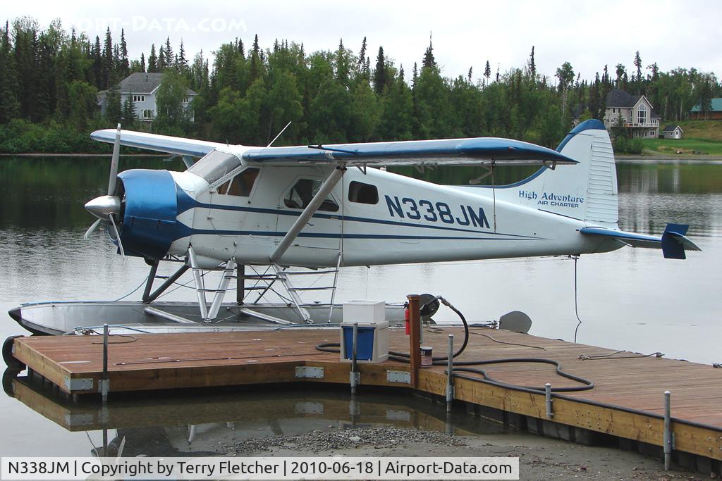 N338JM, 1954 De Havilland Canada DHC-2 Beaver Mk.I (L20A) C/N 456, 1954 Dehavilland DHC-2 MK. I(L20A), c/n: 456 of High Adventure at Soldotna Longmere Lake