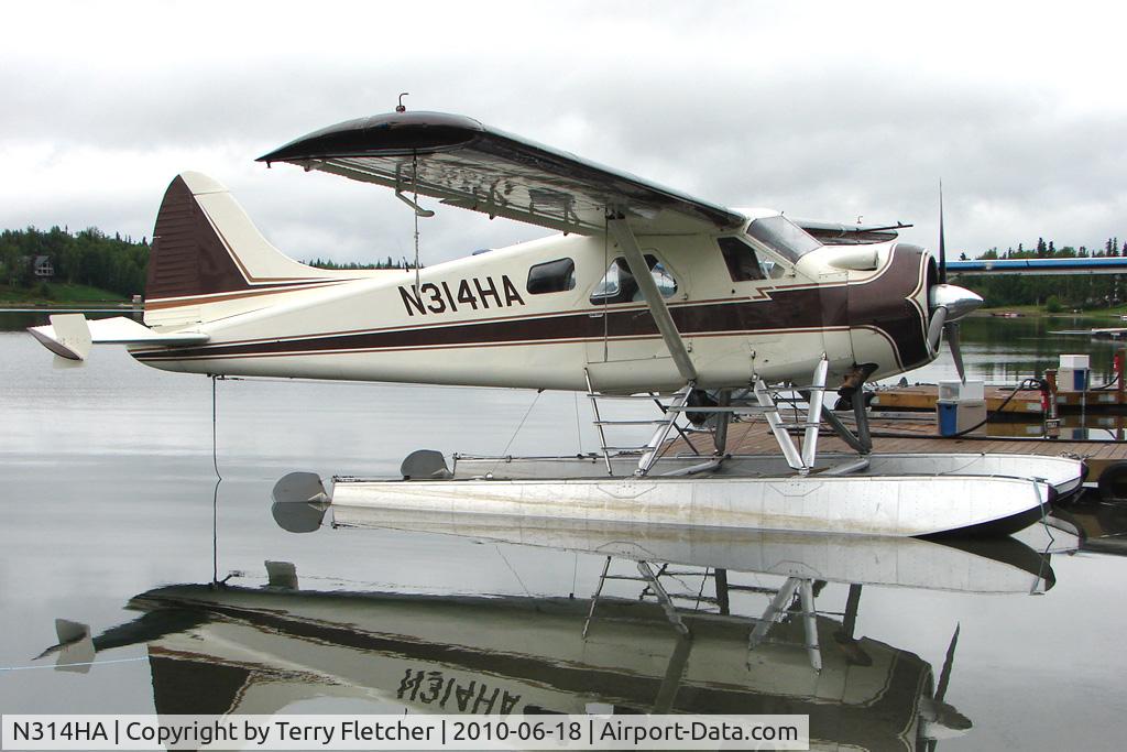 N314HA, 1954 De Havilland Canada U-6A Beaver C/N 868/1562 (54-1720), 1954 Dehavilland BEAVER U-6, c/n: 54-1720 of High Adventure at Soldotna Longmere Lake