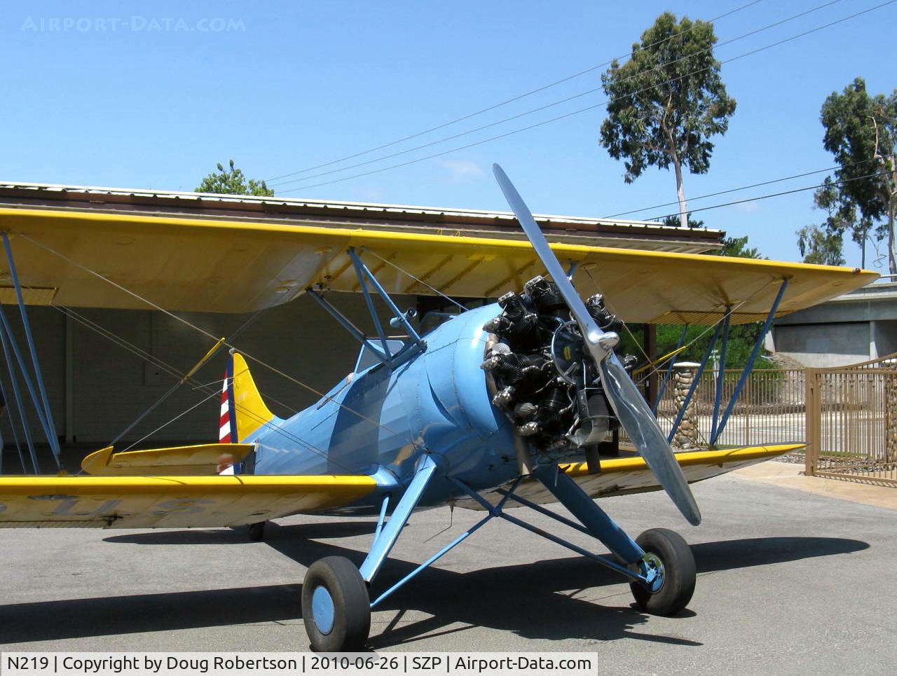 N219, 1939 Waco UPF-7 C/N 5302, 1939 Waco UPF-7, Continental W670 220 Hp