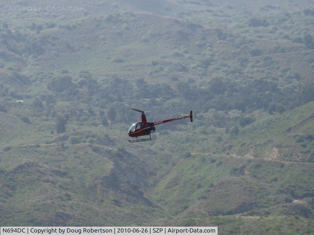N694DC, 2004 Robinson R22 Beta C/N 3573, 2004 Robinson R22 BETA II, Lycoming O-360 derated to 131 Hp, out