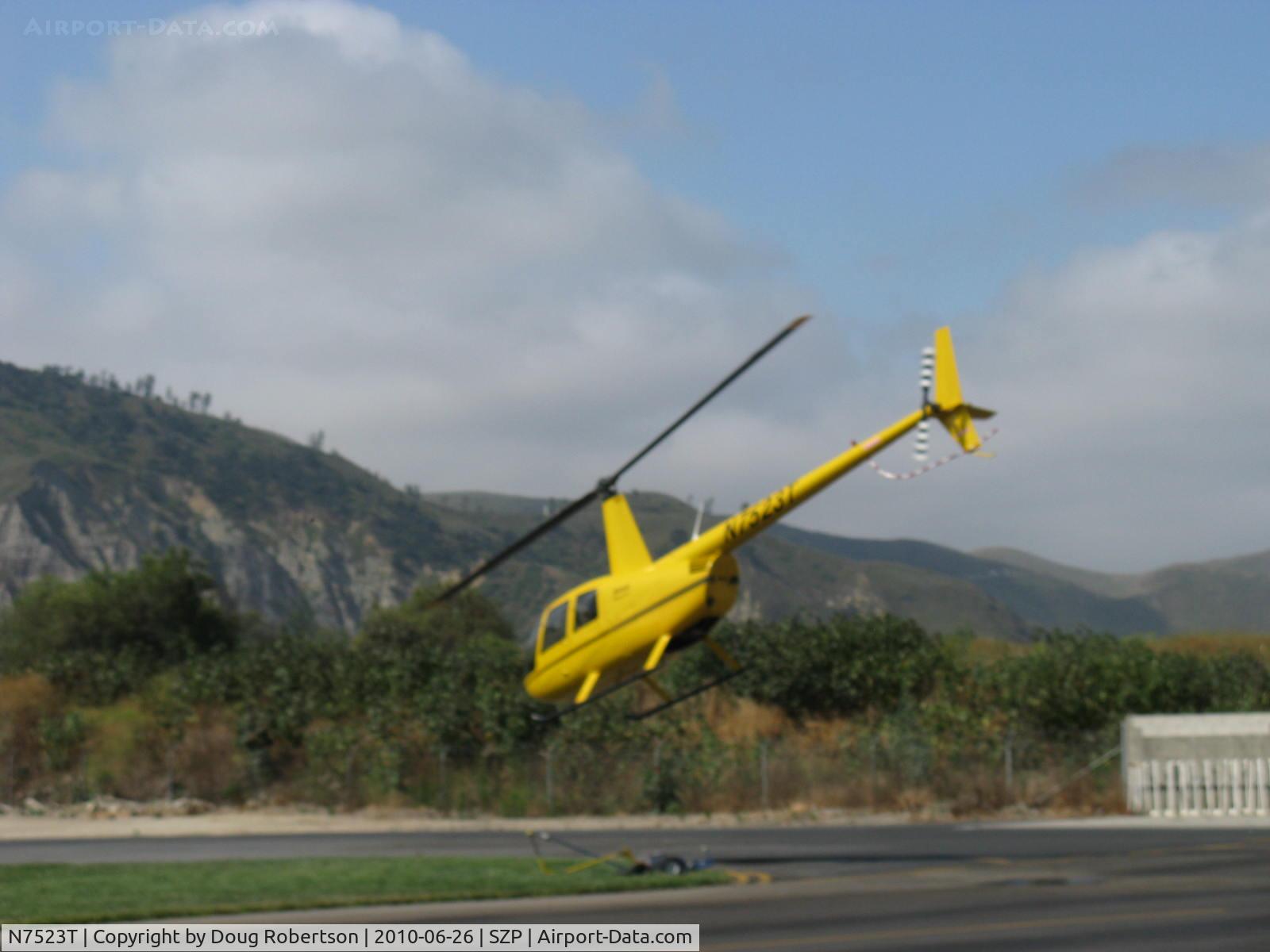 N7523T, 2004 Robinson R44 Raven II C/N 10311, 2004 Robinson R44 RAVEN II, Lycoming IO-540 derated to 245 Hp for 5 minutes, 205 Hp continuous, departure
