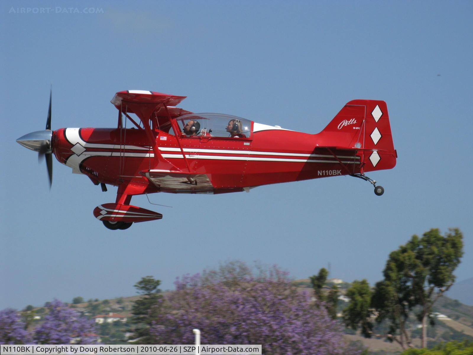 N110BK, 2007 Aviat Pitts S-2C Special C/N 6077, 2007 Aviat PITTS S-2C, Lycoming AEIO-540 260 Hp, on final Rwy 22