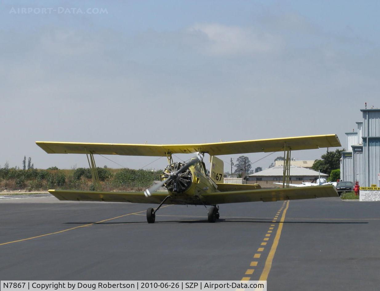 N7867, 1972 Grumman-Schweizer G-164A C/N 999, Gtrumman-Schweizer G-164A AG-CAT, P&W R-1340 Wasp 600 Hp, taxi
