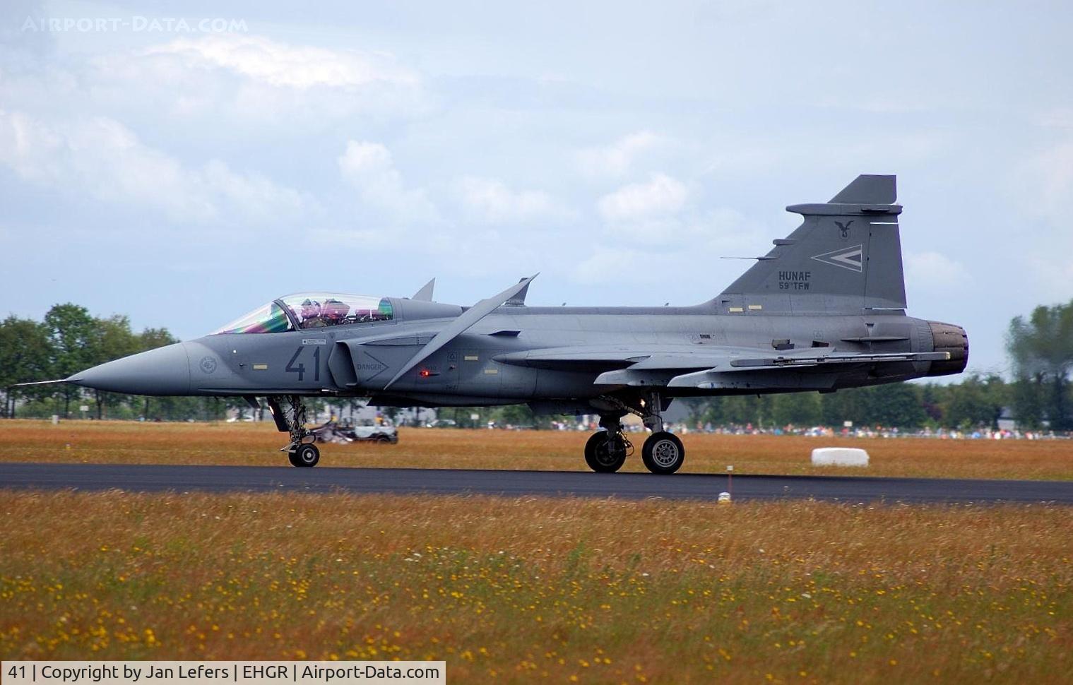 41, Saab JAS-39C Gripen C/N 39312, SAAB Gripen Hungarian Air Force