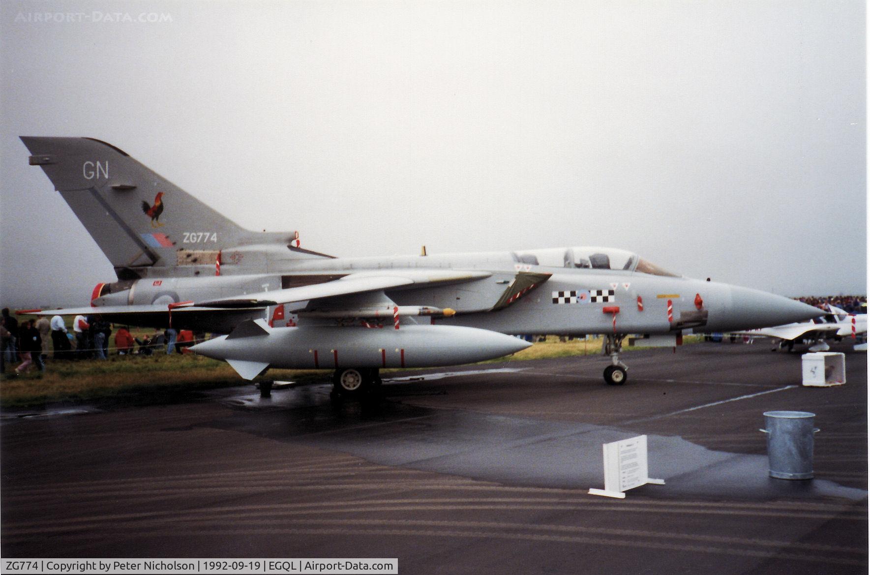 ZG774, 1992 Panavia Tornado F.3 C/N 904/AS138/3446, Tornado F.3 of 43 Squadron at RAF Leuchars on display at the 1992 RAF Leuchars Airshow.