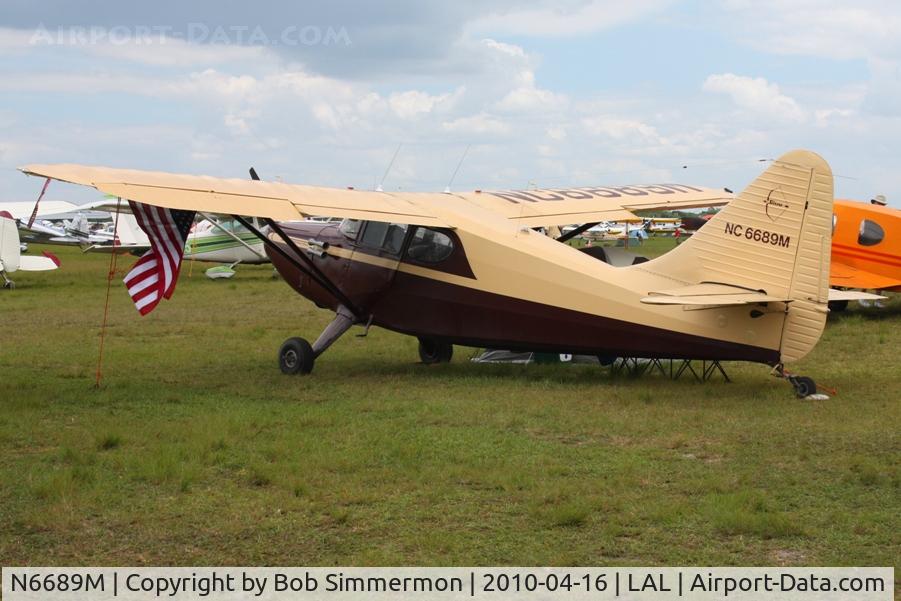 N6689M, 1949 Universal Stinson 108-3 C/N 108-4689, Sun N Fun 2010