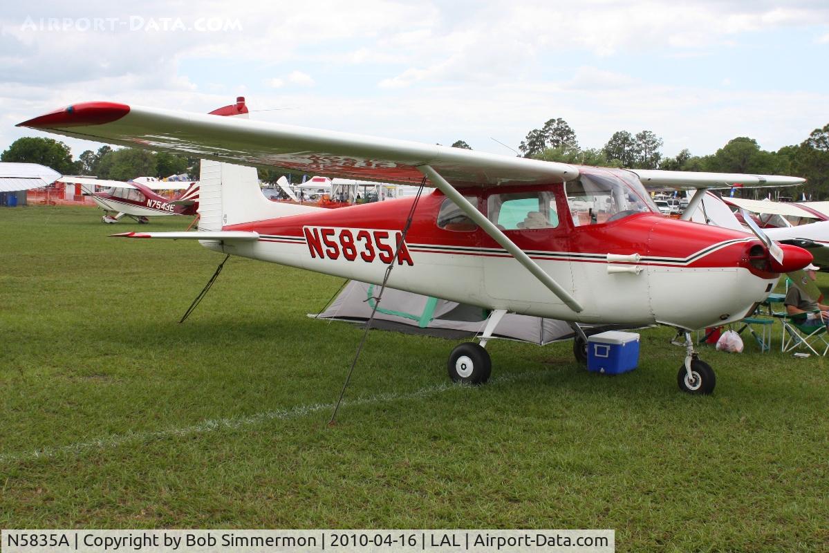 N5835A, 1956 Cessna 172 C/N 28435, Sun N Fun 2010