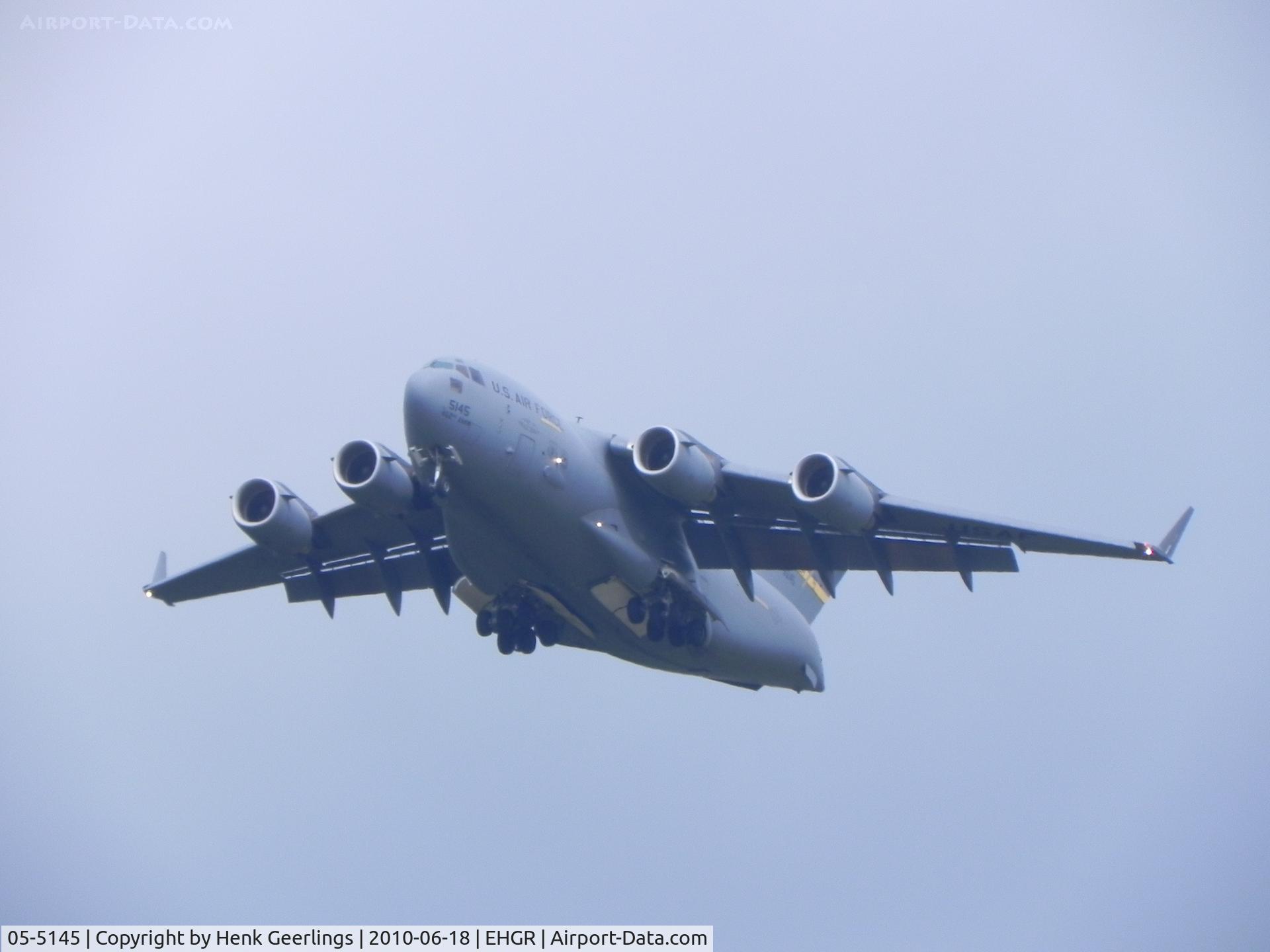 05-5145, 2005 Boeing C-17A Globemaster III C/N P-145, Dutch AF Opendays, Gilze Rijen AFB