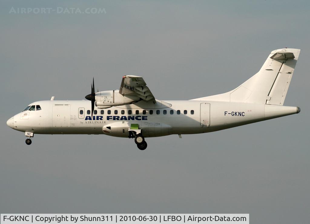 F-GKNC, 1991 ATR 42-300 C/N 230, Landing rwy 32R