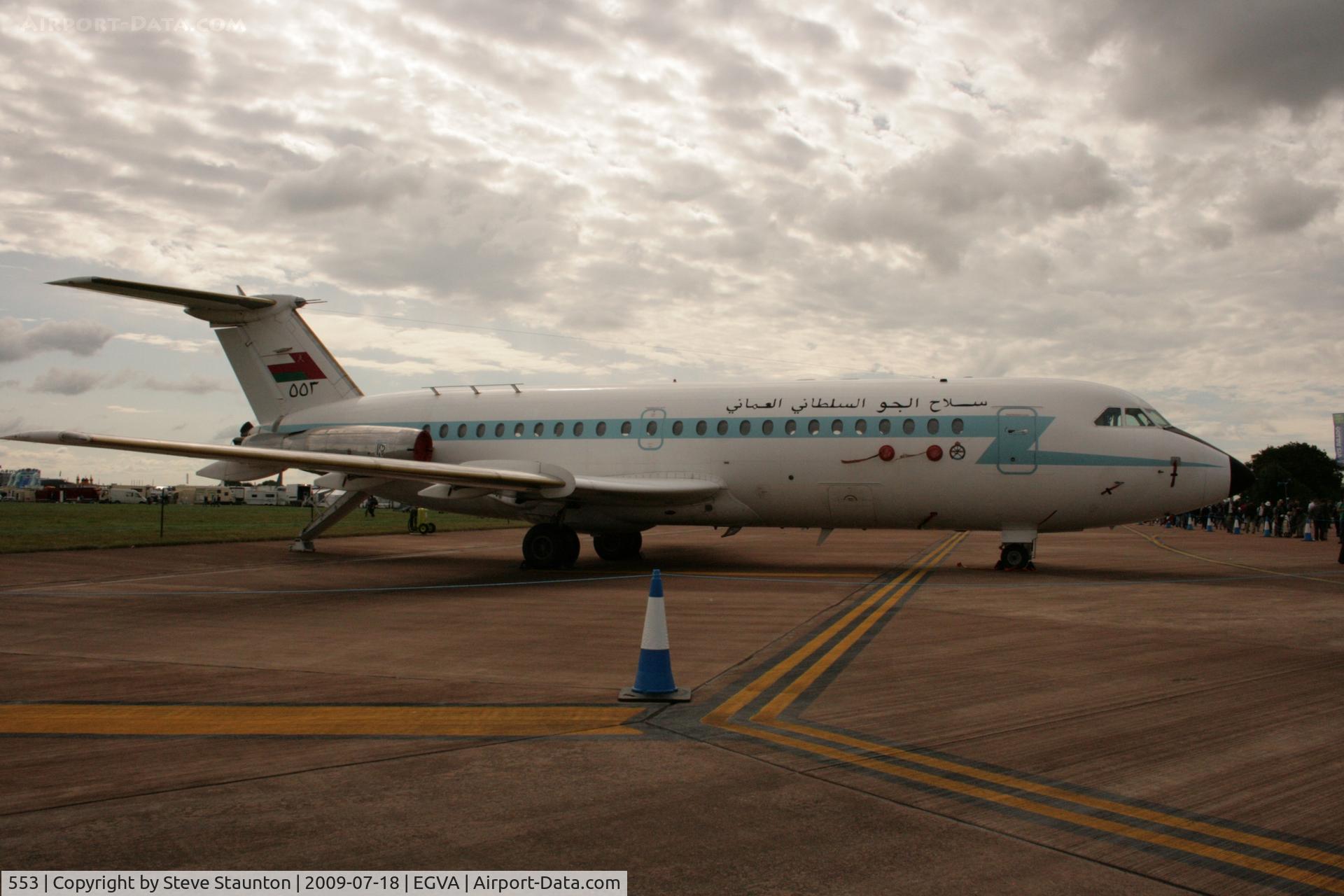 553, 1975 BAC 111-485GD One-Eleven C/N BAC.251, Taken at the Royal International Air Tattoo 2009