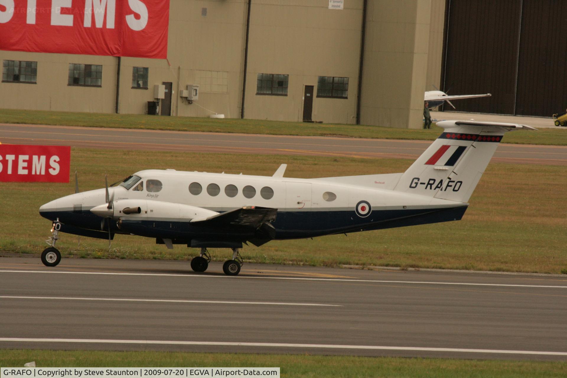 G-RAFO, 2003 Raytheon B200 King Air C/N BB-1836, Taken at the Royal International Air Tattoo 2009