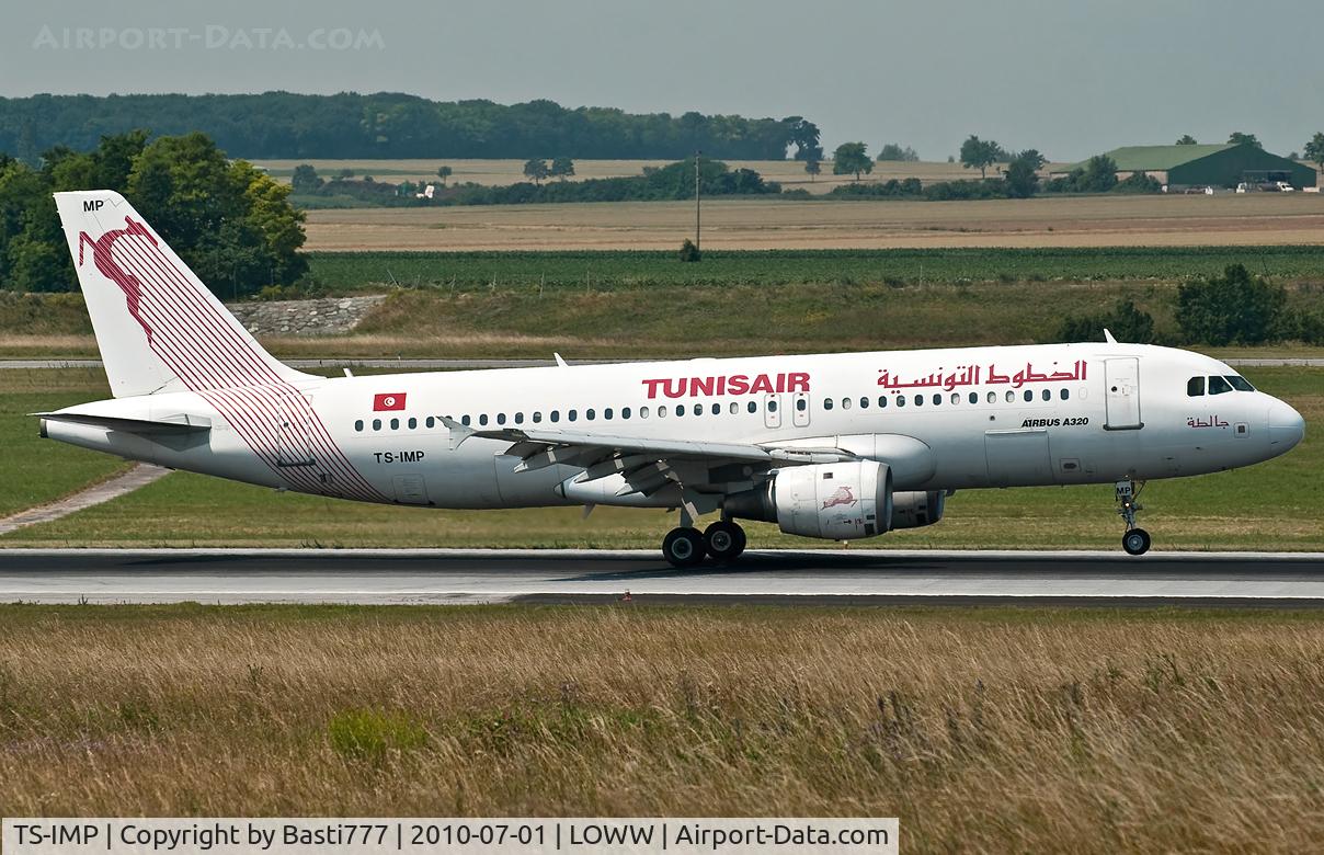 TS-IMP, 2002 Airbus A320-211 C/N 1700, Tunisair A320 at Vienna