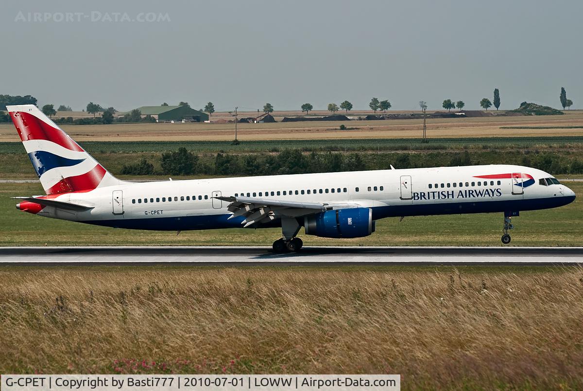 G-CPET, 1998 Boeing 757-236 C/N 29115, British Airways with Boeing 757 at Vienna