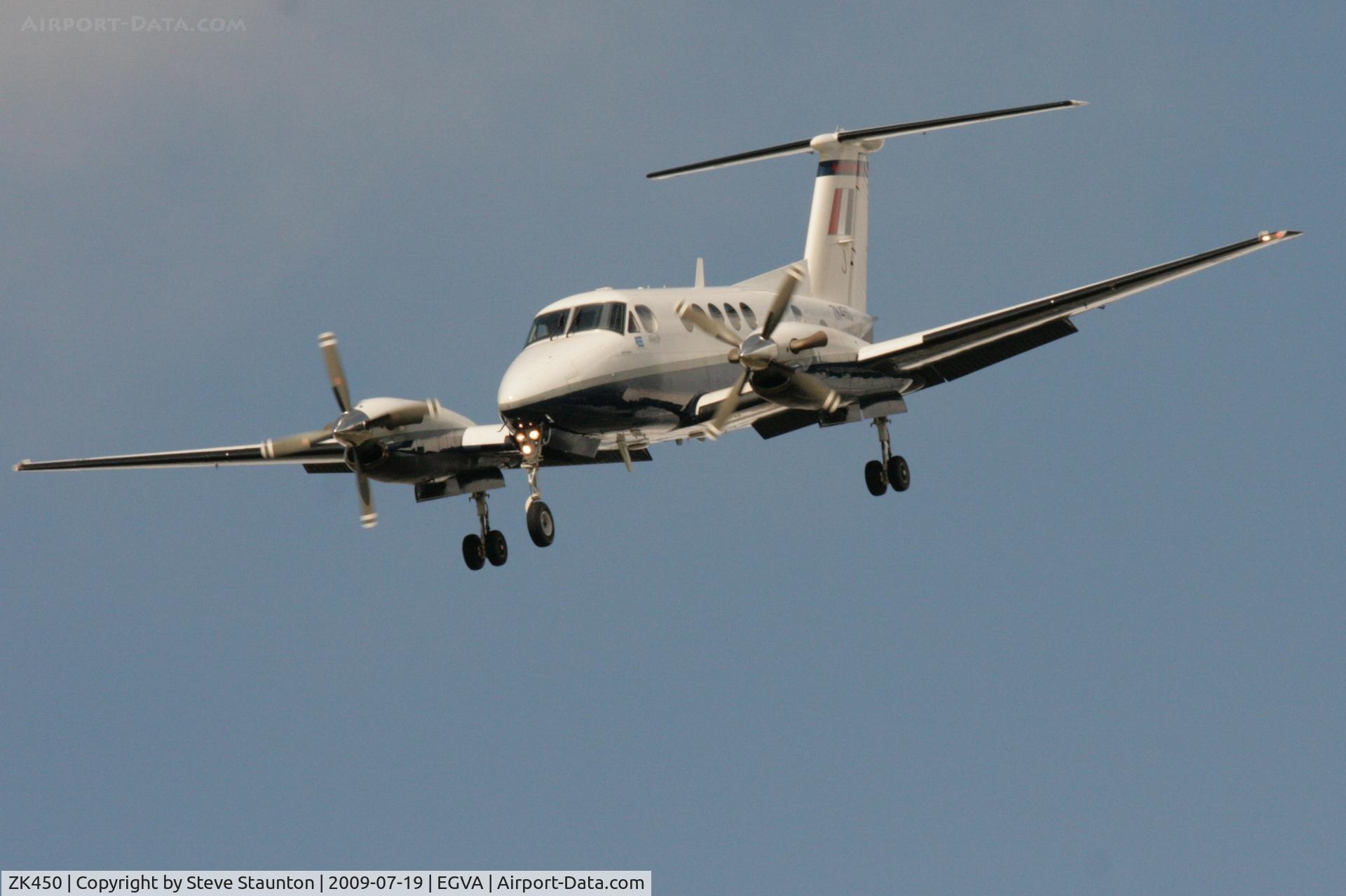 ZK450, 2003 Raytheon B200 King Air C/N BB-1829, Taken at the Royal International Air Tattoo 2009