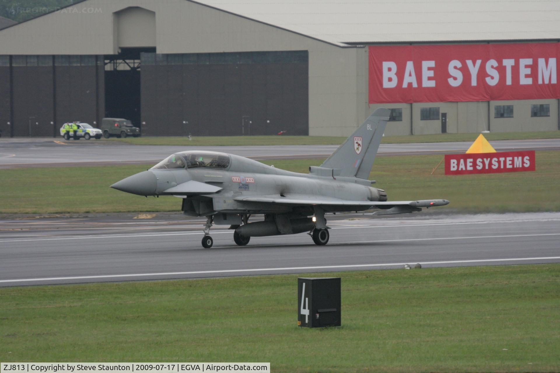 ZJ813, 2005 Eurofighter EF-2000 Typhoon T1 C/N 0091/BT014, Taken at the Royal International Air Tattoo 2009