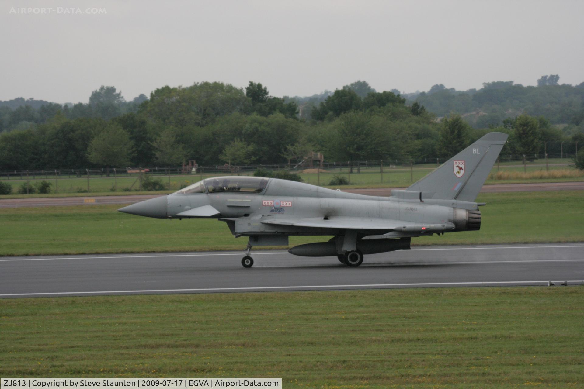 ZJ813, 2005 Eurofighter EF-2000 Typhoon T1 C/N 0091/BT014, Taken at the Royal International Air Tattoo 2009