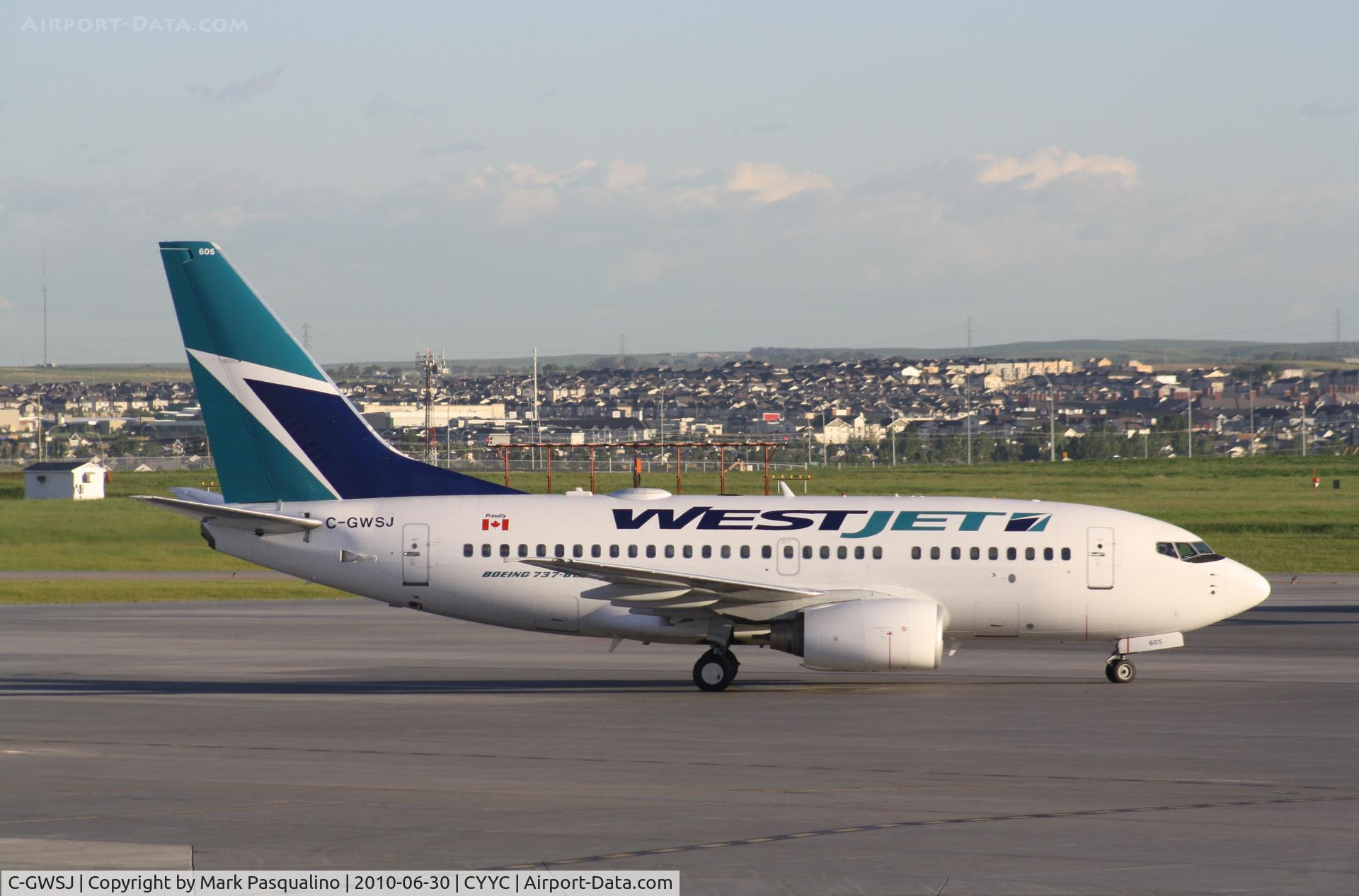 C-GWSJ, 2006 Boeing 737-6CT C/N 34621, Boeing 737-600