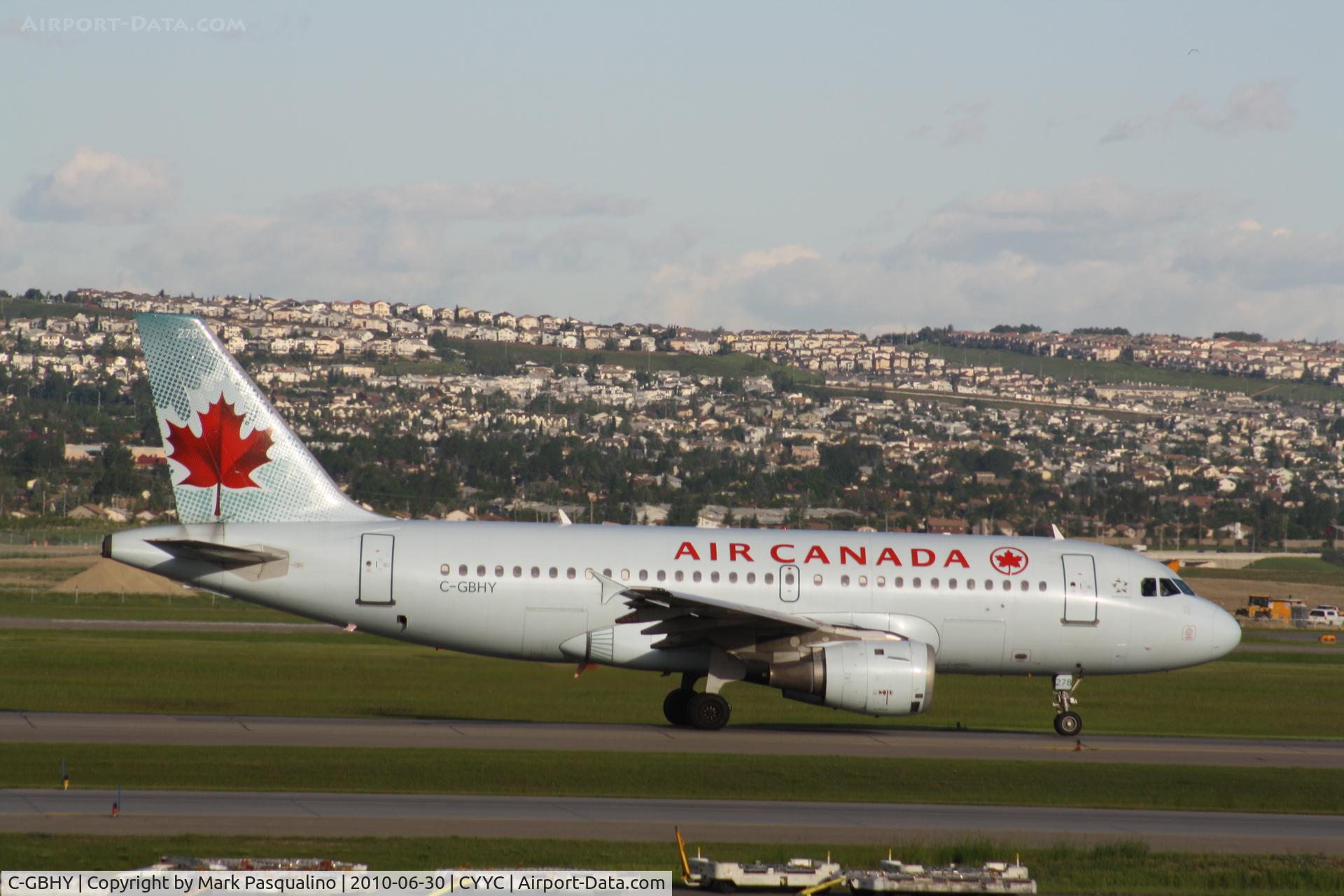C-GBHY, 1998 Airbus A319-114 C/N 800, Airbus A319