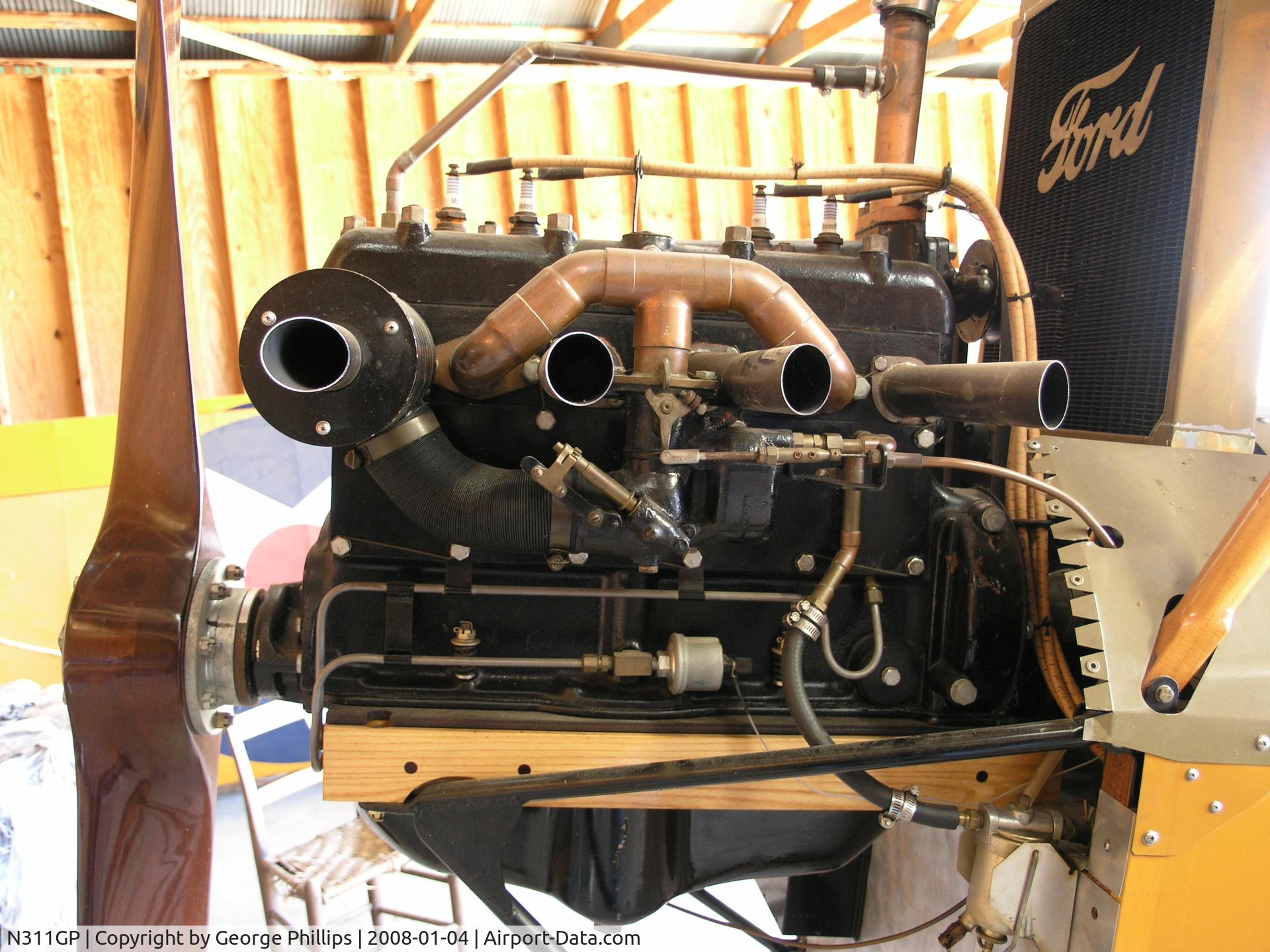 N311GP, 1994 Pietenpol Air Camper C/N PIET-1930-94, Ford Model A Power