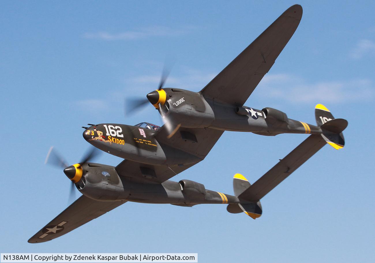 N138AM, 1943 Lockheed P-38J Lightning C/N 44-23314, Valle Airport