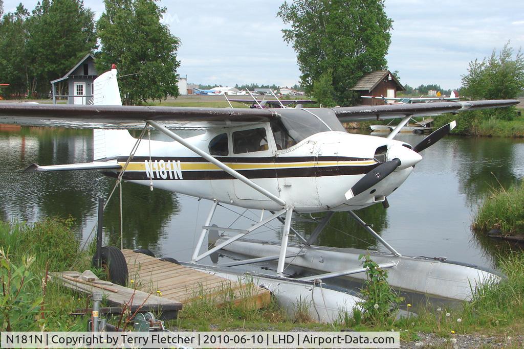 N181N, 1956 Cessna 180 C/N 32416, 1956 Cessna 180, c/n: 32416 on Lake Hood