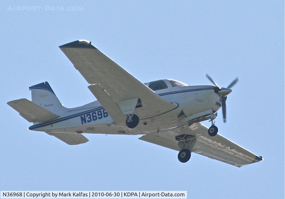 N36968, 1980 Beech F33A Bonanza C/N CE-924, Beech F33A N36968, 2L approach KDPA.
