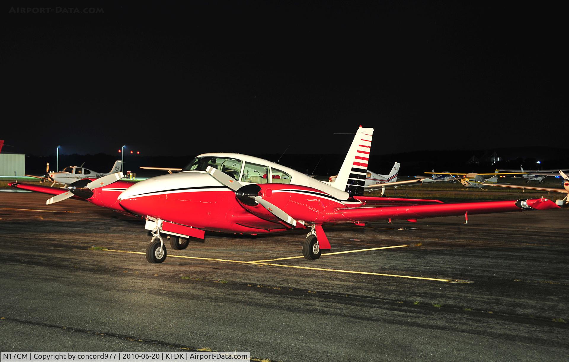 N17CM, 1964 Piper PA-30 Twin Comanche Twin Comanche C/N 30-437, Seen at KFDK on 6/20/2010