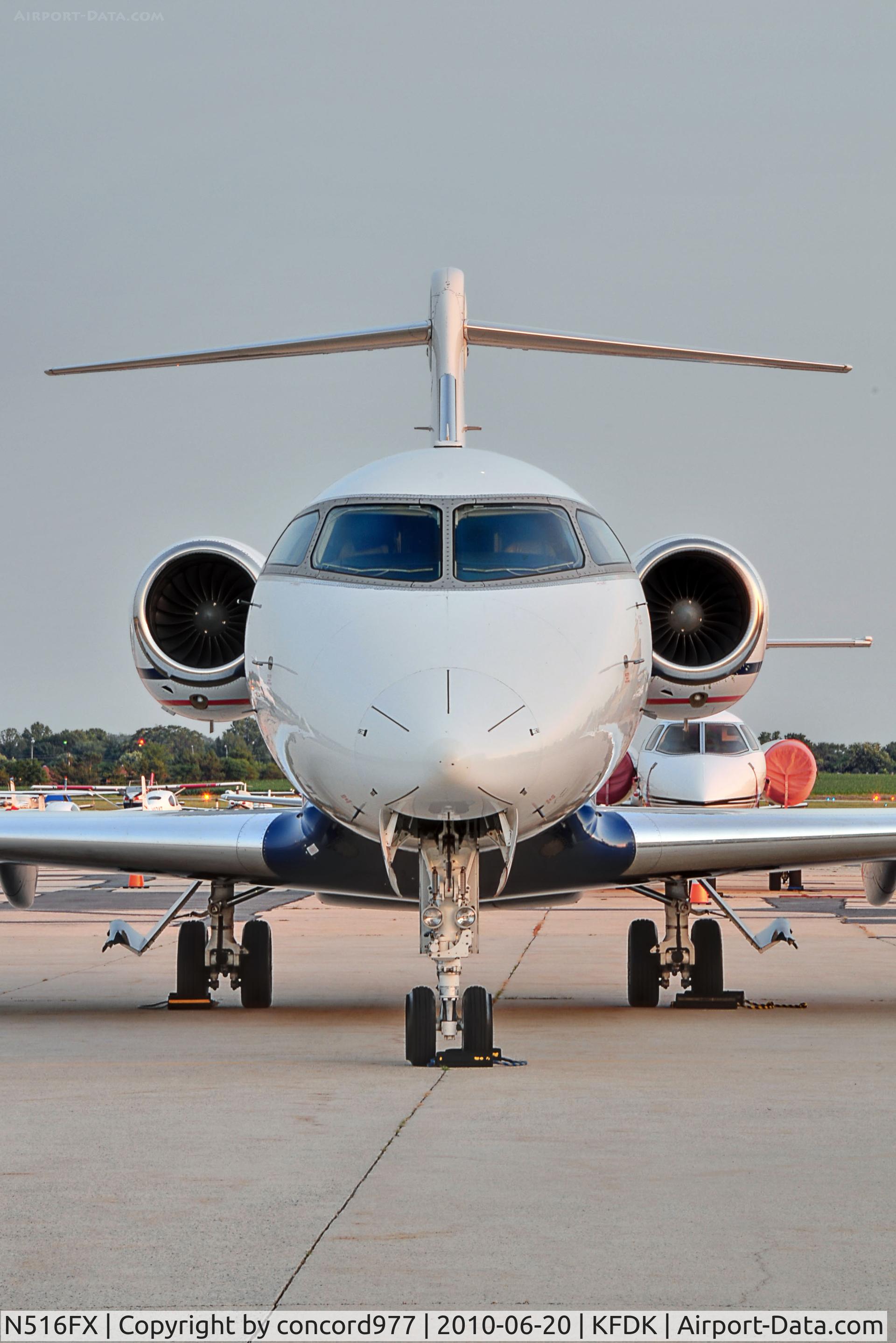 N516FX, 2004 Bombardier Challenger 300 (BD-100-1A10) C/N 20036, Seen at KFDK on 6/20/2010