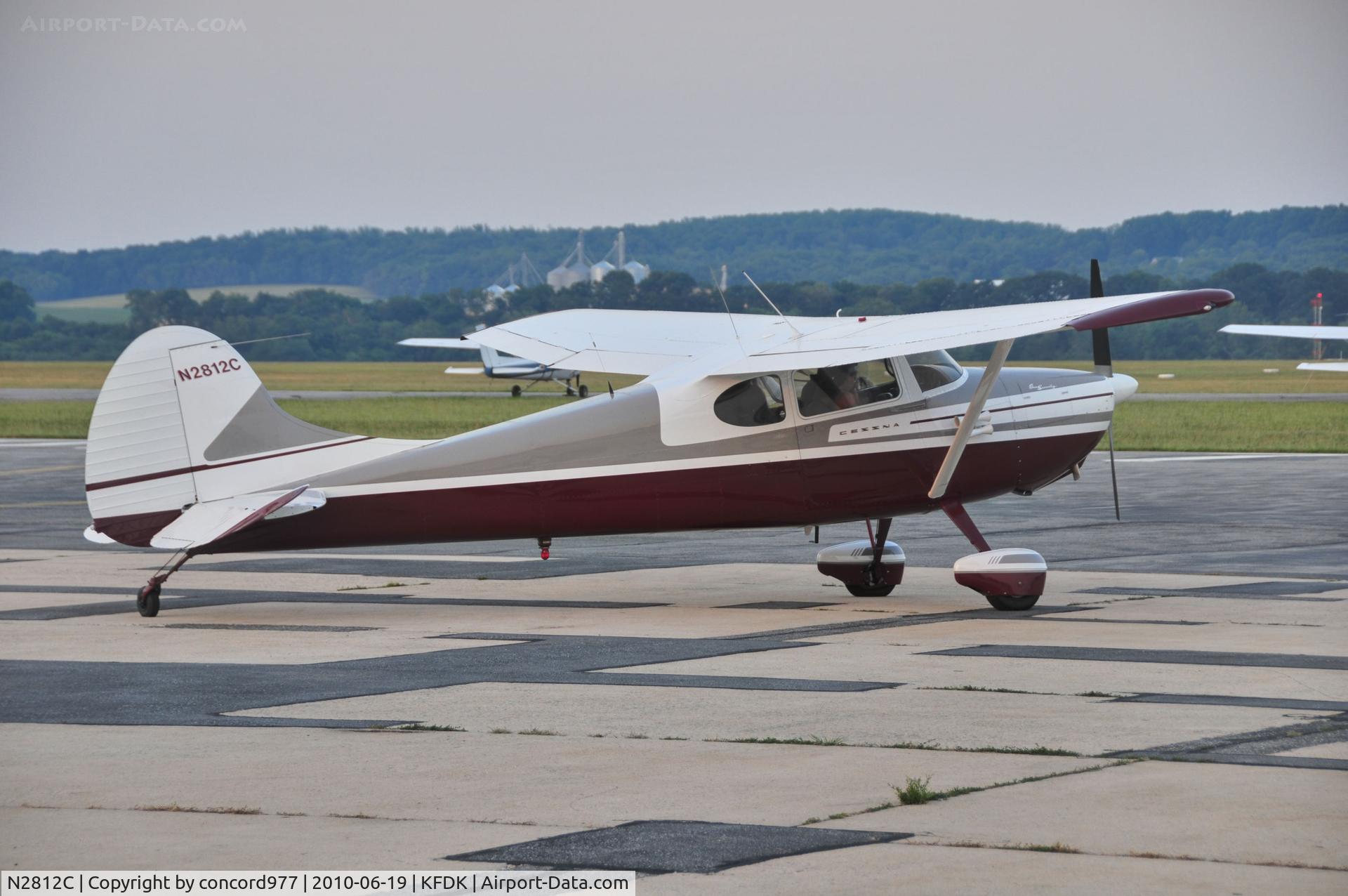 N2812C, 1954 Cessna 170B C/N 26355, Seen at KFDK on 6/19/2010
