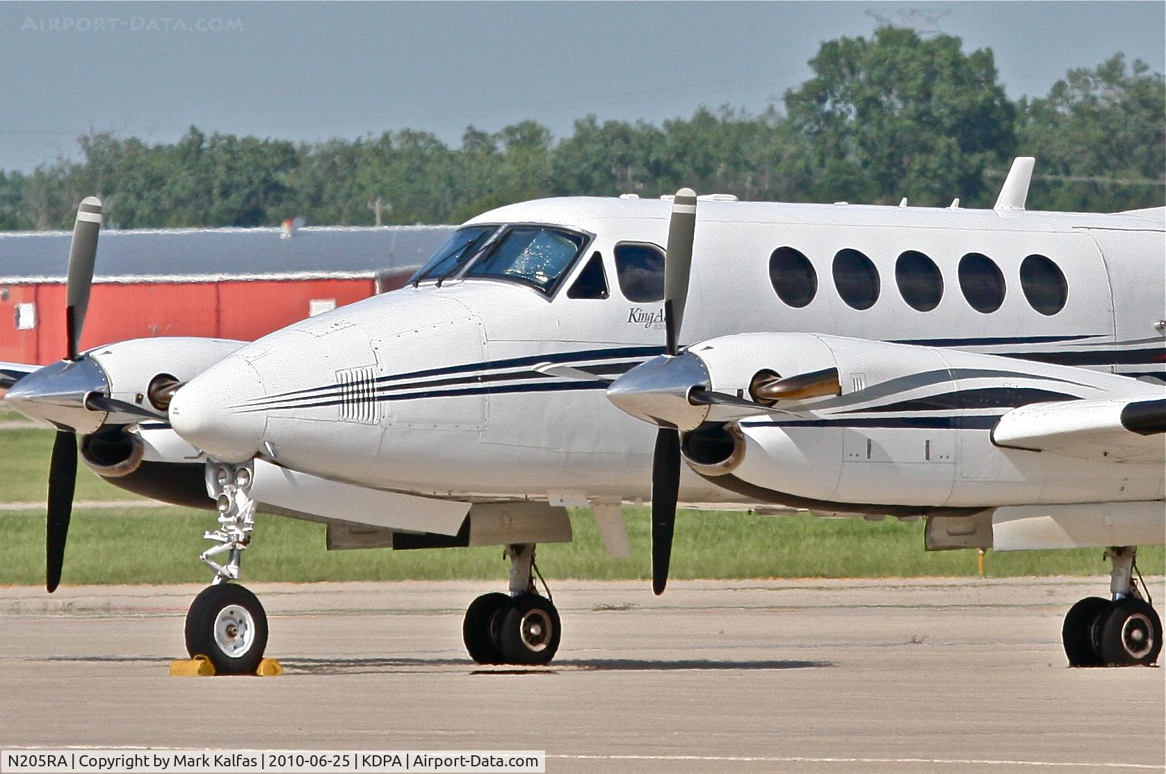 N205RA, Raytheon B200 King Air C/N BB-1919, AVN AIR LLC RAYTHEON AIRCRAFT COMPANY B200 N205RA on the ramp KDPA.