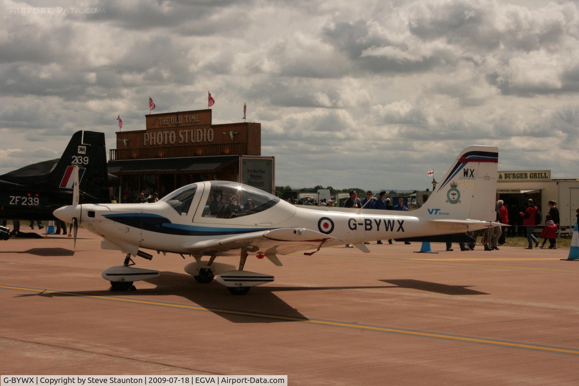 G-BYWX, 2001 Grob G-115E Tutor T1 C/N 82158/E, Taken at the Royal International Air Tattoo 2009